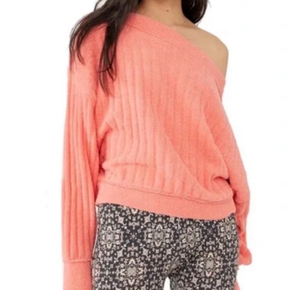 Free People 'Cabin Fever' Pullover Chenille Sweater Size XS